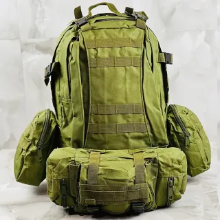 کوله پشتی 55 لیتری 4 تکه تاکتیکال