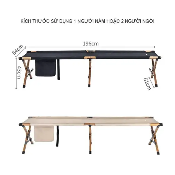 تخت تاشو XJC03 نیچرهایک مدل NH19X003-C