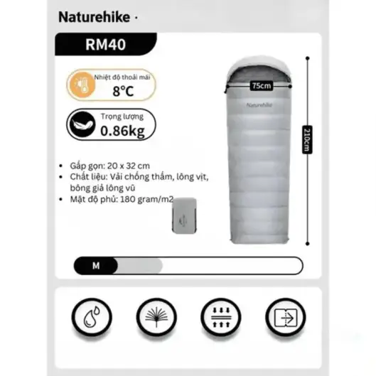 کیسه خواب نیچرهایک مدل NH22YD003