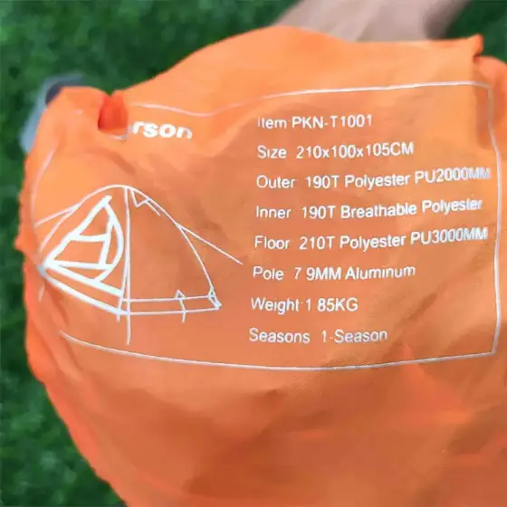 چادر کوهنوردی یک نفره پکینیو مدل PKN-T1001