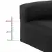 مبل بادی دو نفره بلک داگ مدل BD-SF001