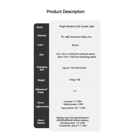 چراغ فانوسی نیچرهایک مدل CNK2300DQ014