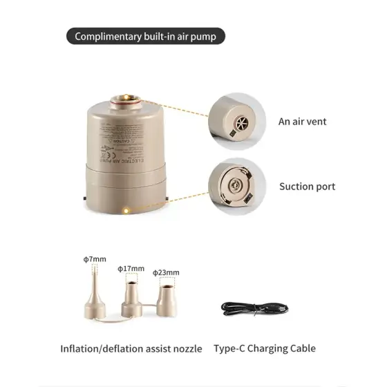 مبل بادی یک نفره قابل حمل نیچرهایک مدل CNK2300DZ020