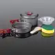 ست قابلمه مسافرتی 1 تا 2 نفره بی آر اس BRS51 مدل BRS-1