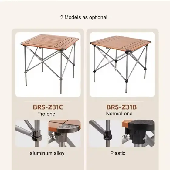 میز آلومینیومی بی آر اس مدل BRS-Z31B