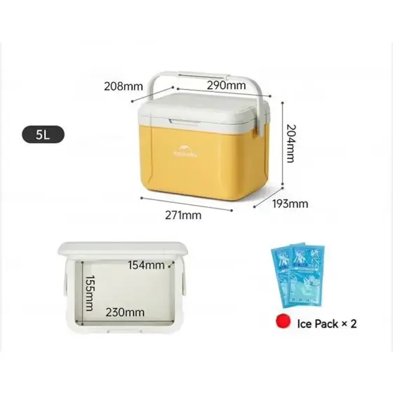 کول باکس نیچرهایک مدل CNK2450CF012 حجم 5 لیتر