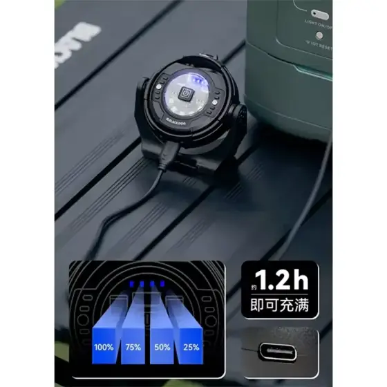 پروژکتور شارژی فندک دار بلک داگ مدل CBD2450ZM012
