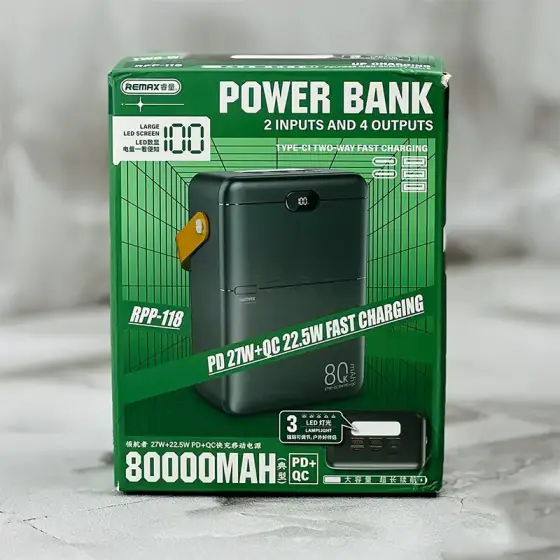 پاوربانک 80000 ریمکس مدل RPP-118